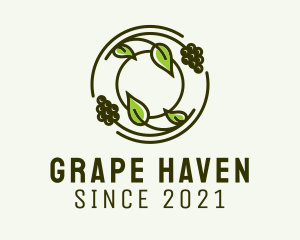 Vineyard - Vineyard Grapes Agriculture logo design