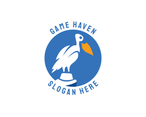 Bird - Pelican Bird Wildlife logo design