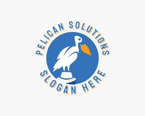 Pelican - Pelican Bird Wildlife logo design