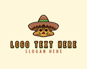 Calavera - Mexican Nacho Skull logo design