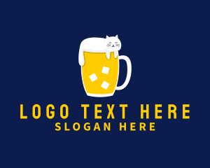 Cat Foam Craft Beer Logo