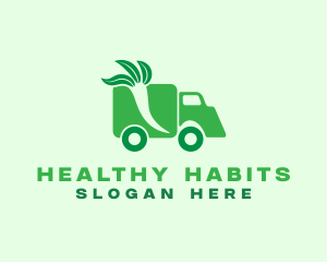 Vegan Food Truck logo design