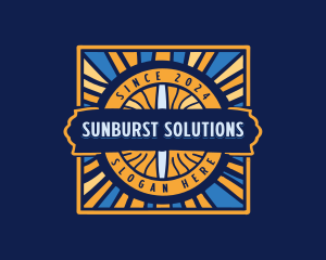 Sunburst - Sun Ray Decorative logo design