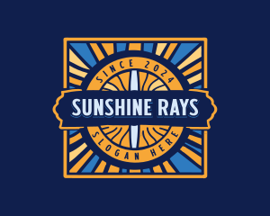 Sun Ray Decorative logo design