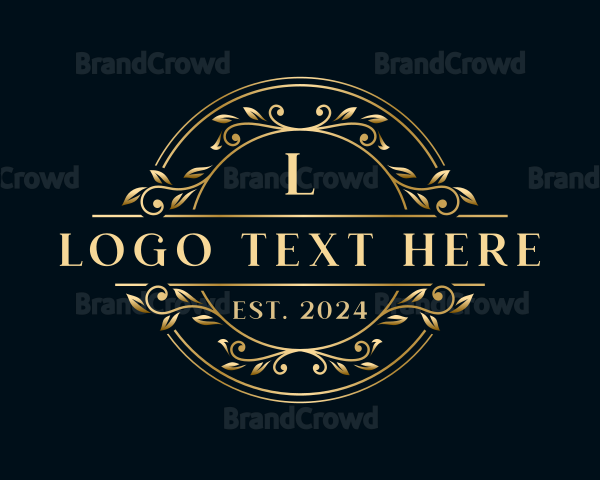 Floral Luxury Vines Logo