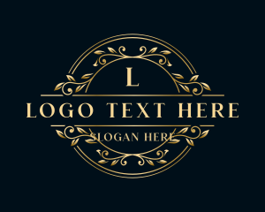 Floral Luxury Vines Logo