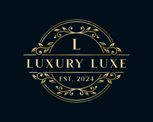 Floral Luxury Vines logo design