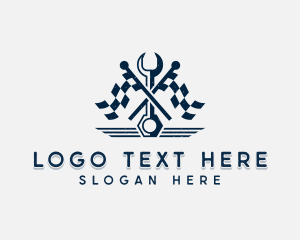 Industrial - Mechanical Automotive Wrench logo design