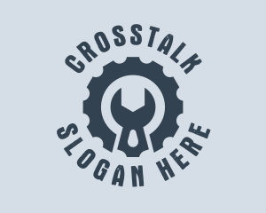 Gear Wrench Mechanic Badge Logo