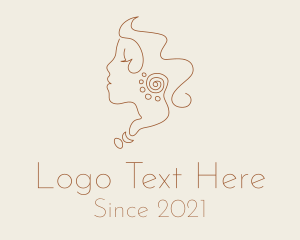Earring - Feminine Earring Jewelry logo design