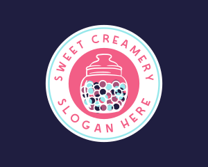 Sweet Candy Jar logo design