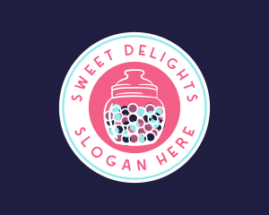 Treats - Sweet Candy Jar logo design