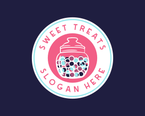 Sweet Candy Jar logo design