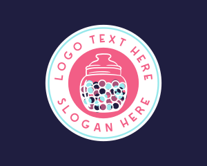 Food - Sweet Candy Jar logo design