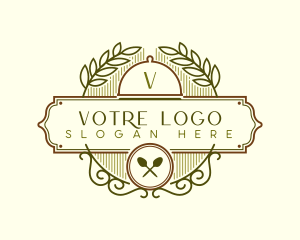 Meal - Cloche Restaurant Cuisine logo design