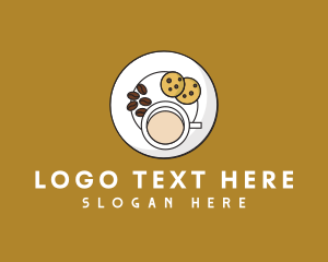 Coffee Bean - Breakfast Plate Cafe logo design