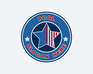 Country - Patriotic Star Badge logo design