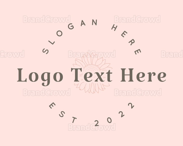 Floral Feminine Boutique Logo