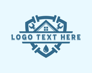 Water Closet - Pipe Plumbing Maintenance logo design