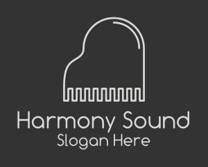 Instrument - Minimalist Piano Instrument logo design