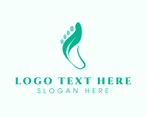 Foot - Natural Foot Spa logo design
