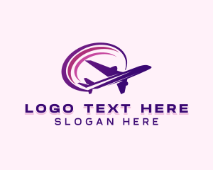 Forwarding - Plane Shipping Courier logo design