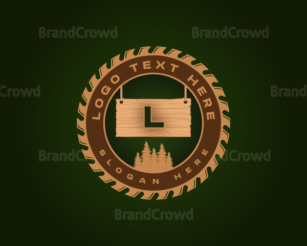 Woodwork Hardware Saw Logo