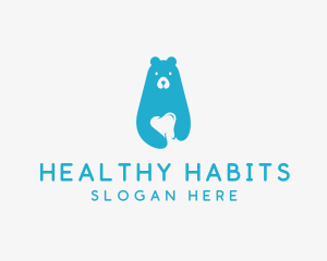 Bear Dental Care logo design