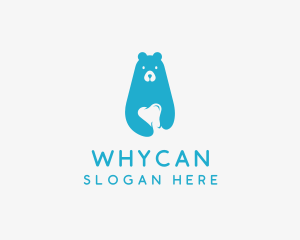 Pediatrician - Bear Dental Care logo design