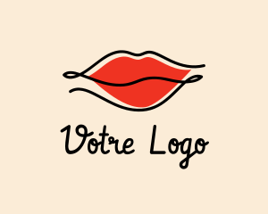 Red Lips Cosmetics  Logo