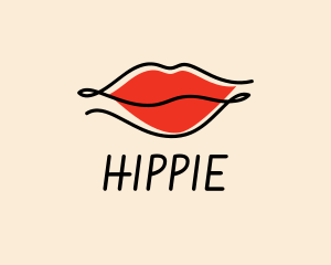 Adult - Red Lips Cosmetics logo design