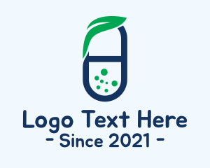 Tablet - Herbal Medicine Pill logo design