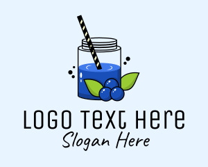 Fresh Blueberry Juice  Logo