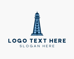Coastal - Lighthouse Coastal Tower logo design