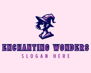 Magic - Magical Woman Witch logo design