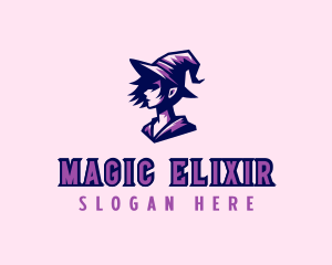 Magical Woman Witch logo design