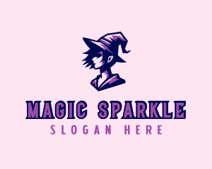 Magical Woman Witch logo design