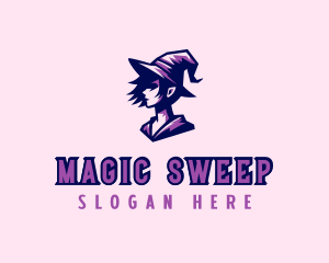 Magical Woman Witch logo design