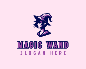 Magical Woman Witch logo design