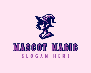 Magical Woman Witch logo design