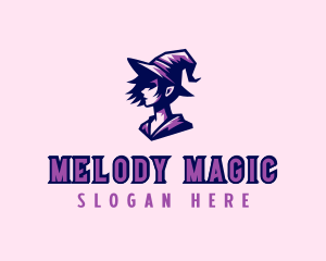Magical Woman Witch logo design