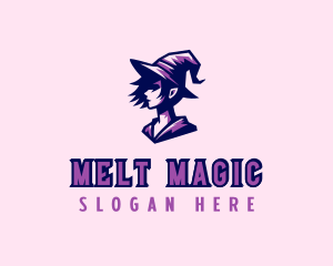 Magical Woman Witch logo design