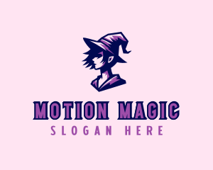 Magical Woman Witch logo design