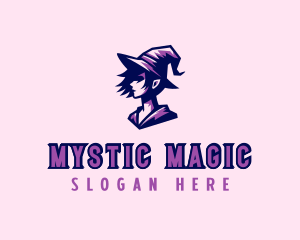 Magical Woman Witch logo design