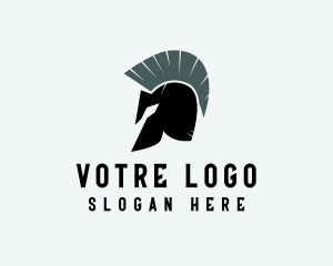 Spartan Soldier Helmet Logo