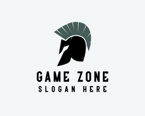 Spartan Soldier Helmet logo design