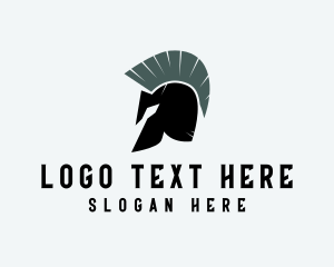 Spartan Soldier Helmet Logo