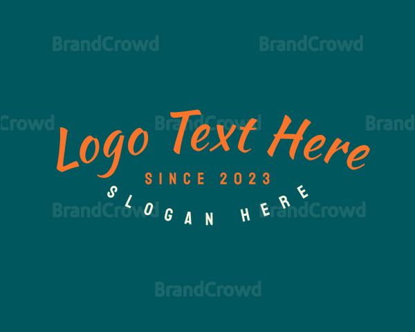 Script Brand Business Logo