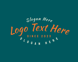 Branding - Script Brand Wordmark logo design
