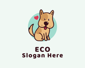 Cute Lovely Puppy Logo